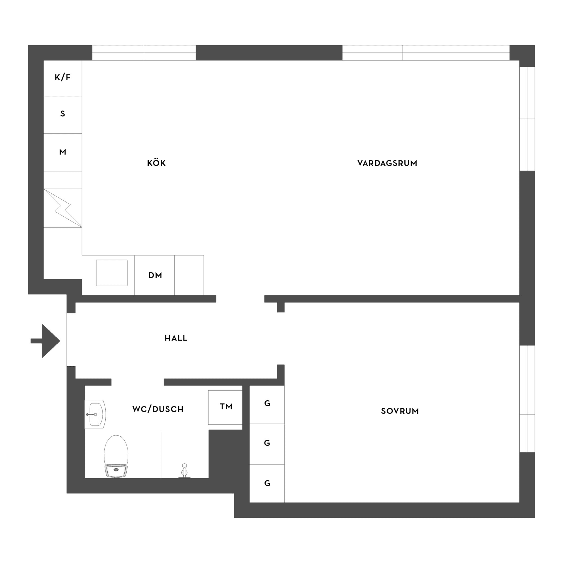 Bostadsrätt, Trozelligatan 32, Centralt, Söder, Norrköping