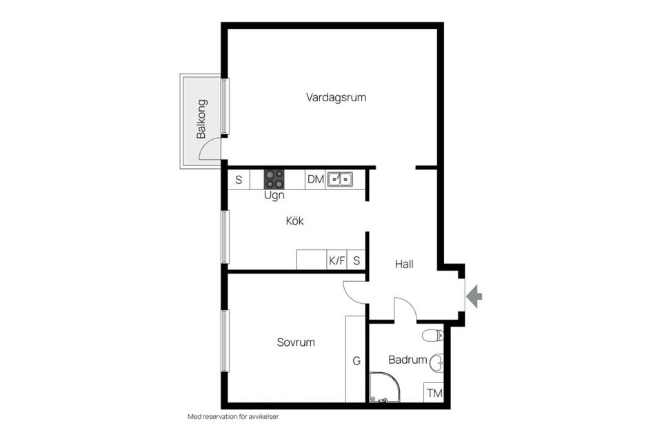 Bostadsrätt, Källgatan 15 D, Centrum, Enköping