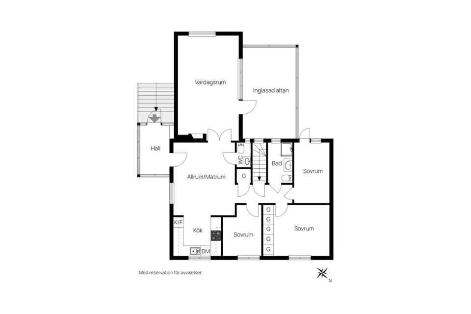 Villa, Oktobervägen 6, Västra Jakobsberg, Järfälla