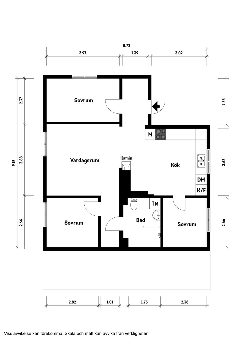 Bostadsrätt, Gamlestadsvägen 45, Gamlestaden, Göteborg
