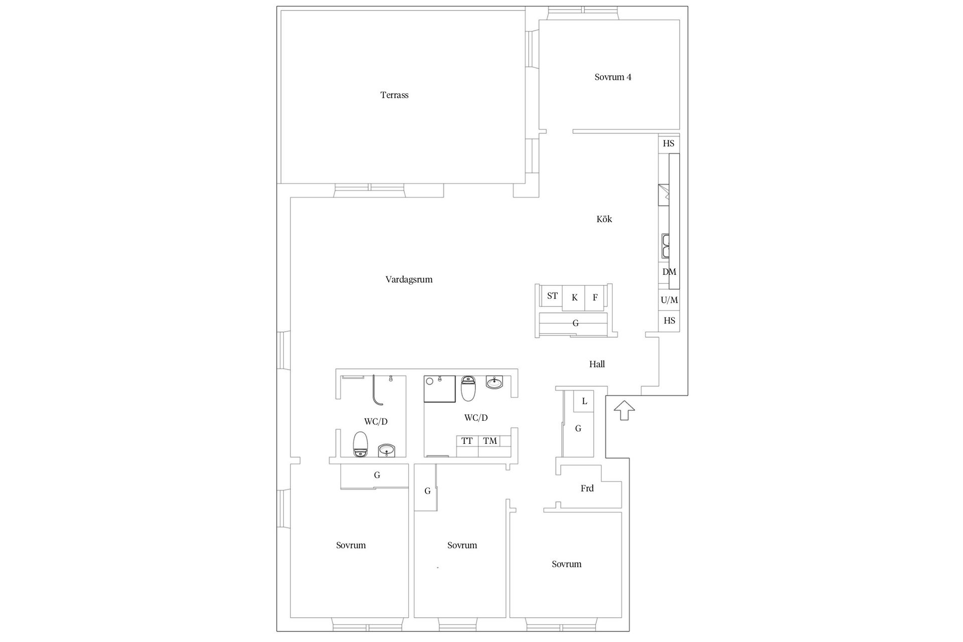 Bostadsrätt, Prismastigen 4, Dalénum, Lidingö