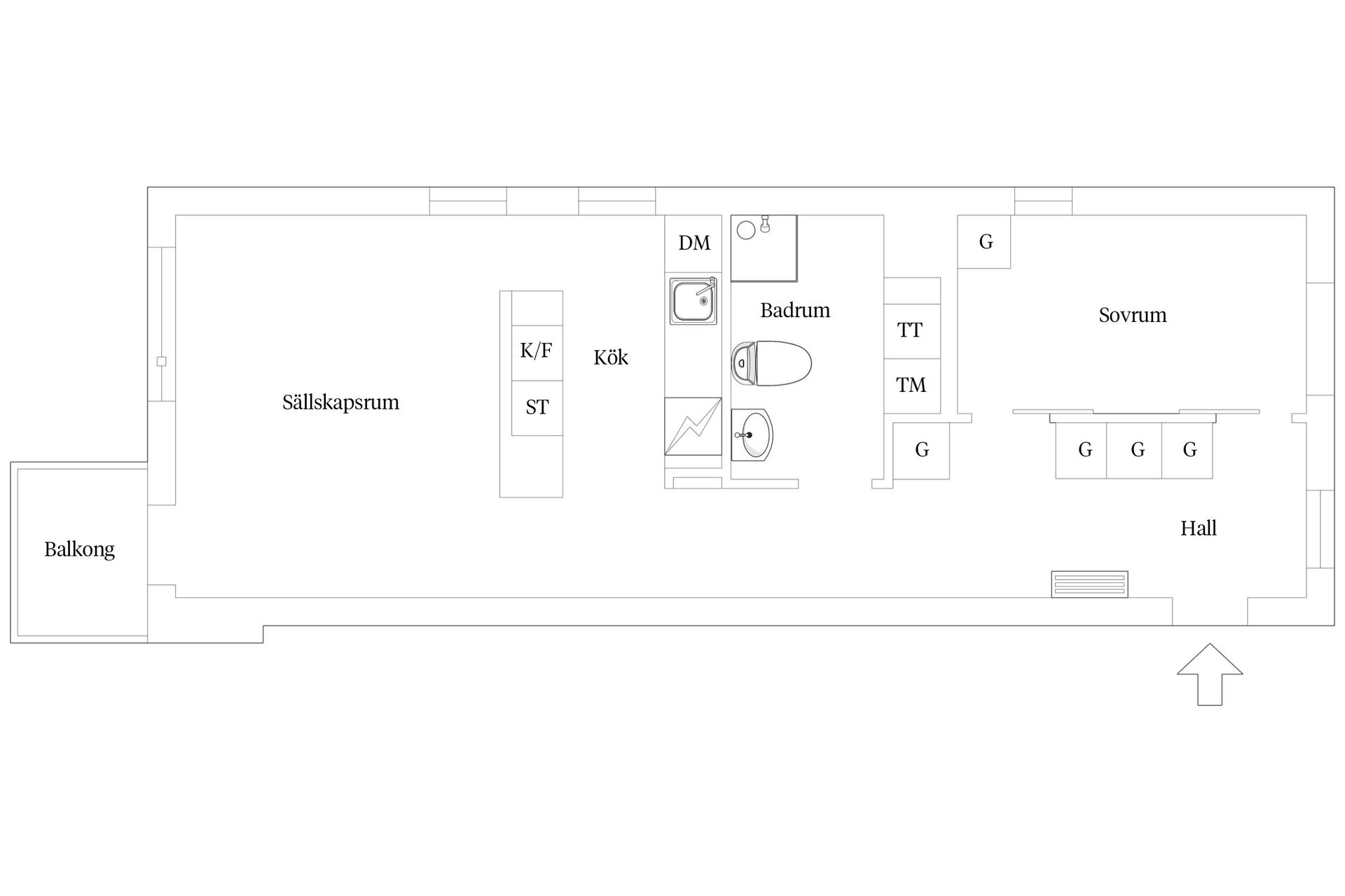 Bostadsrätt, Mastgränd 7A, Västra Hamnen, Malmö