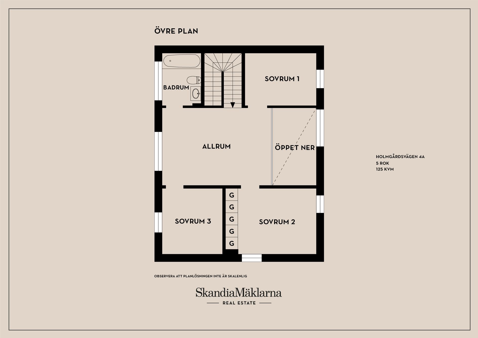 Radhus, Holmgårdsvägen 4A, Huddinge C - Solgård, Huddinge