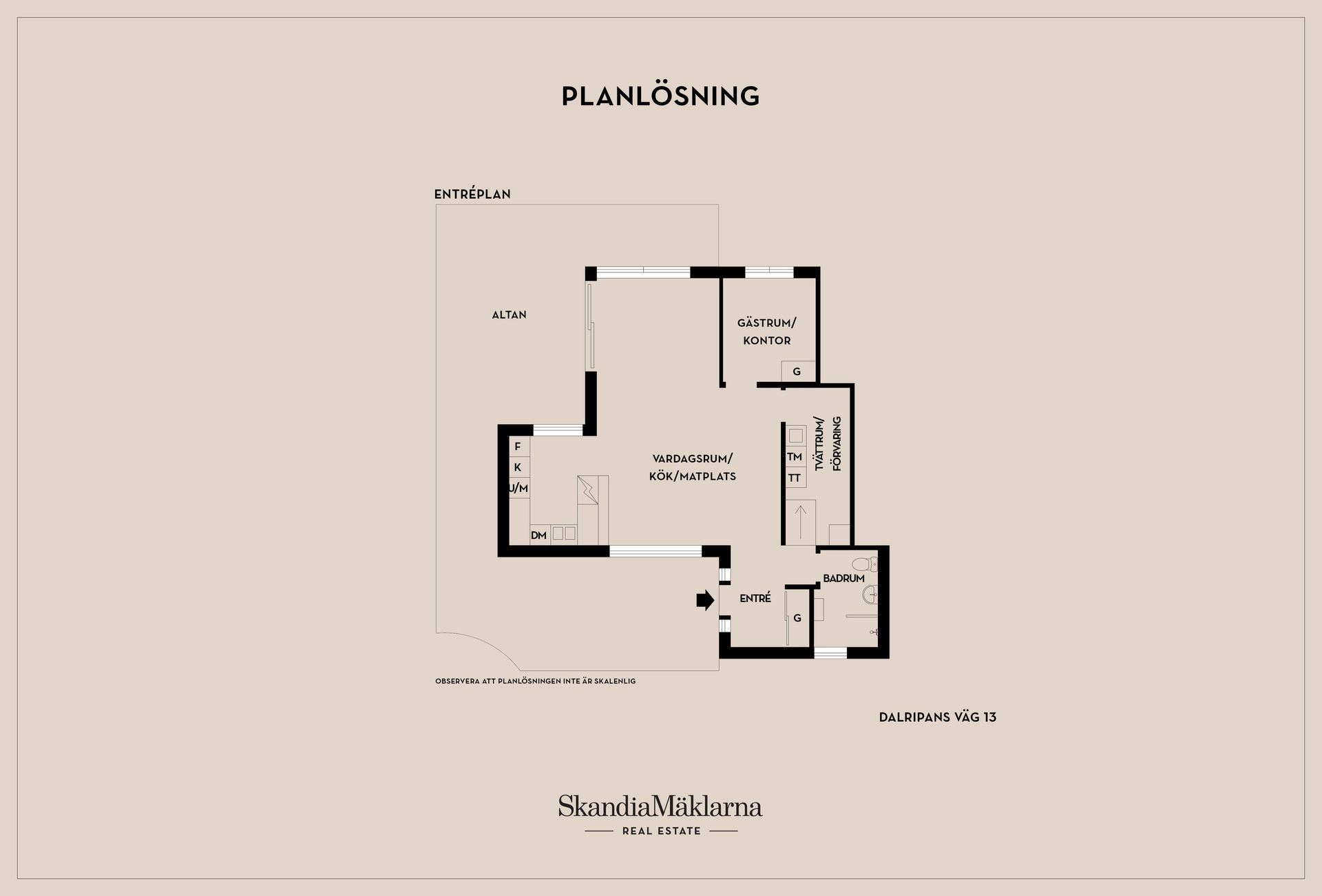 Radhus, Dalripans väg 13, Strömma, Värmdö
