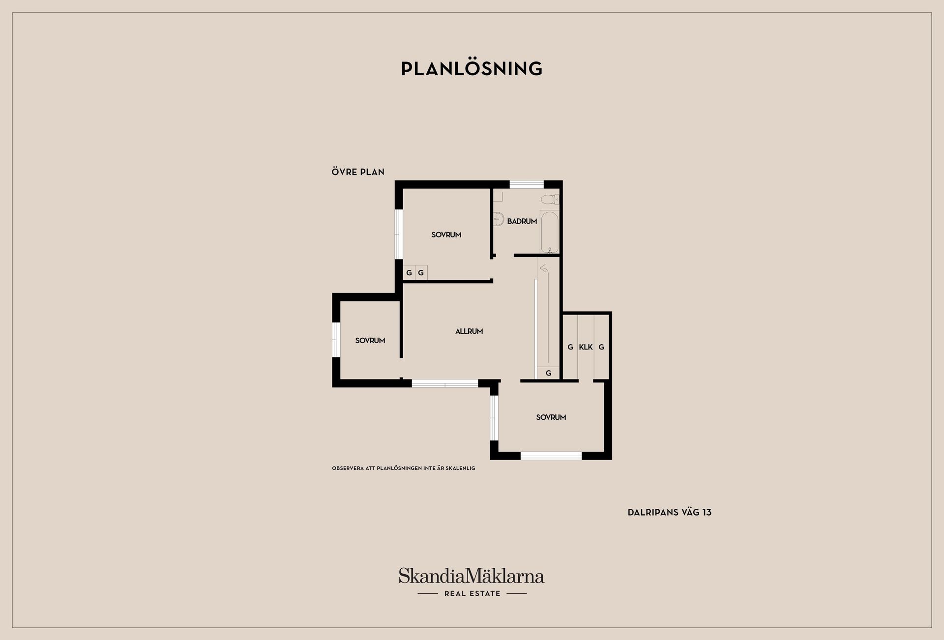 Radhus, Dalripans väg 13, Strömma, Värmdö
