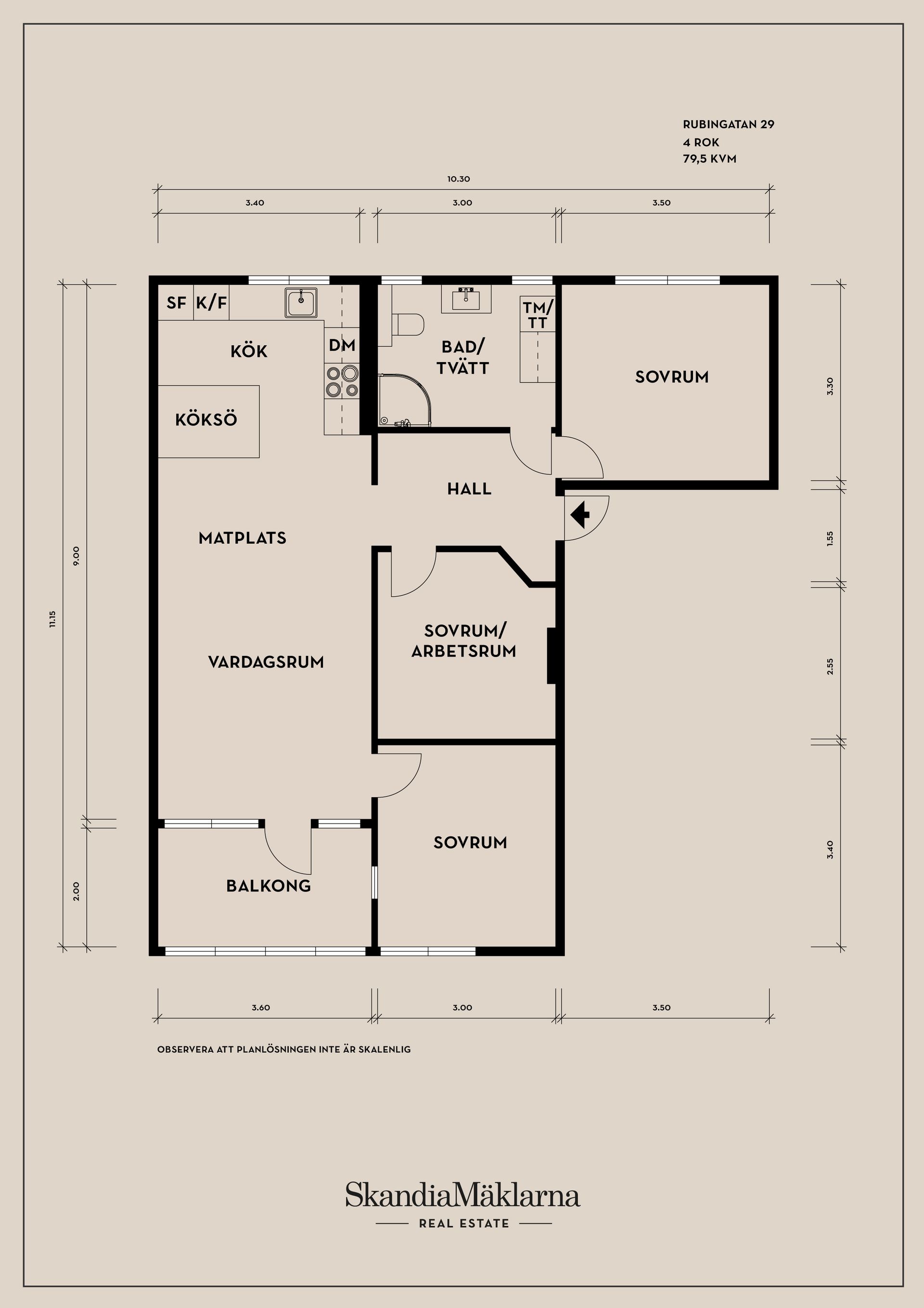 Bostadsrätt, Rubingatan 29, Tynnered, Göteborg