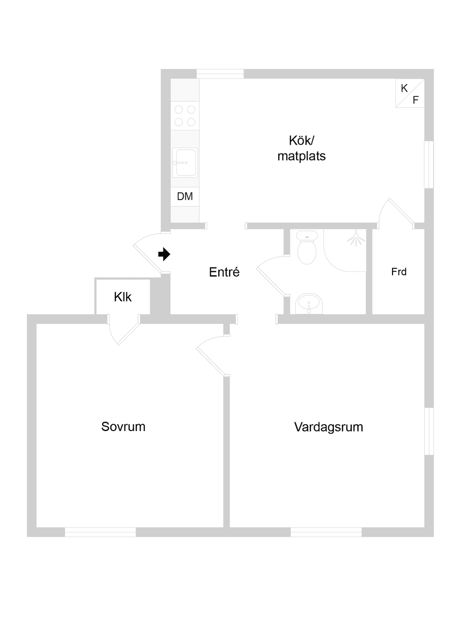 Bostadsrätt, Sörmlandsgatan 12A, Söder, Katrineholm
