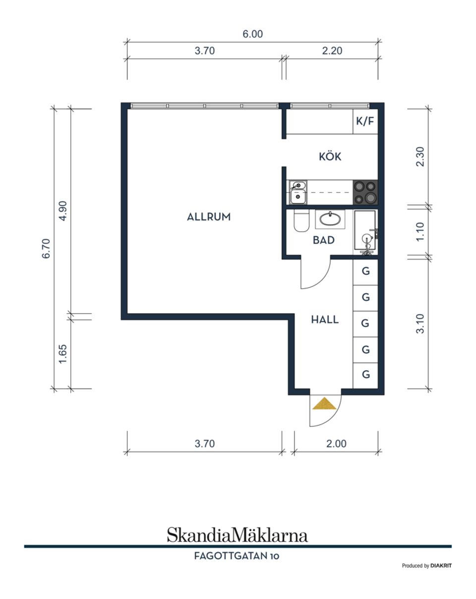 Bostadsrätt, Fagottgatan 10, Ruddalen, Göteborg