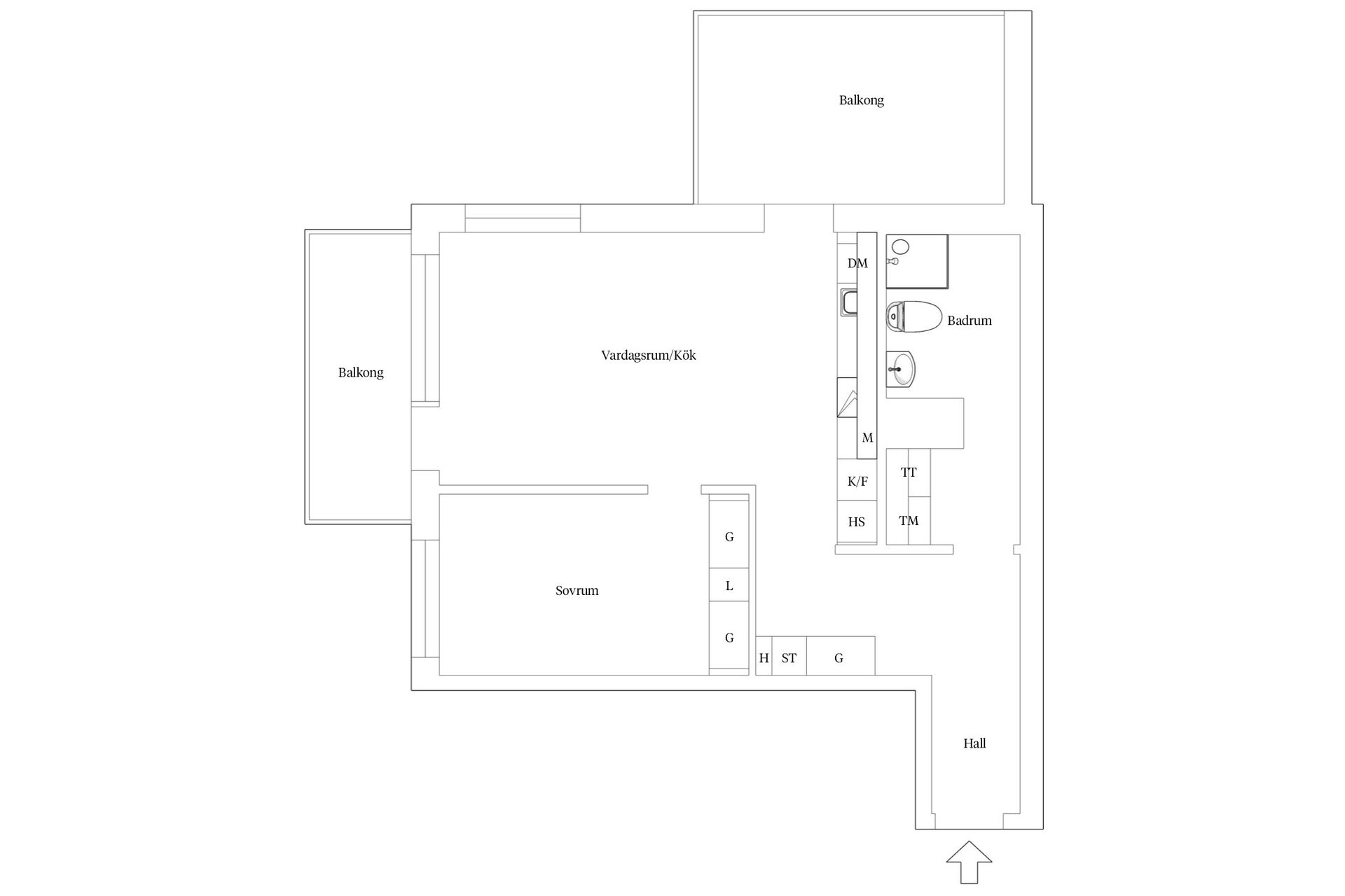 Bostadsrätt, Telegrafvägen 36, Telegrafberget, Nacka