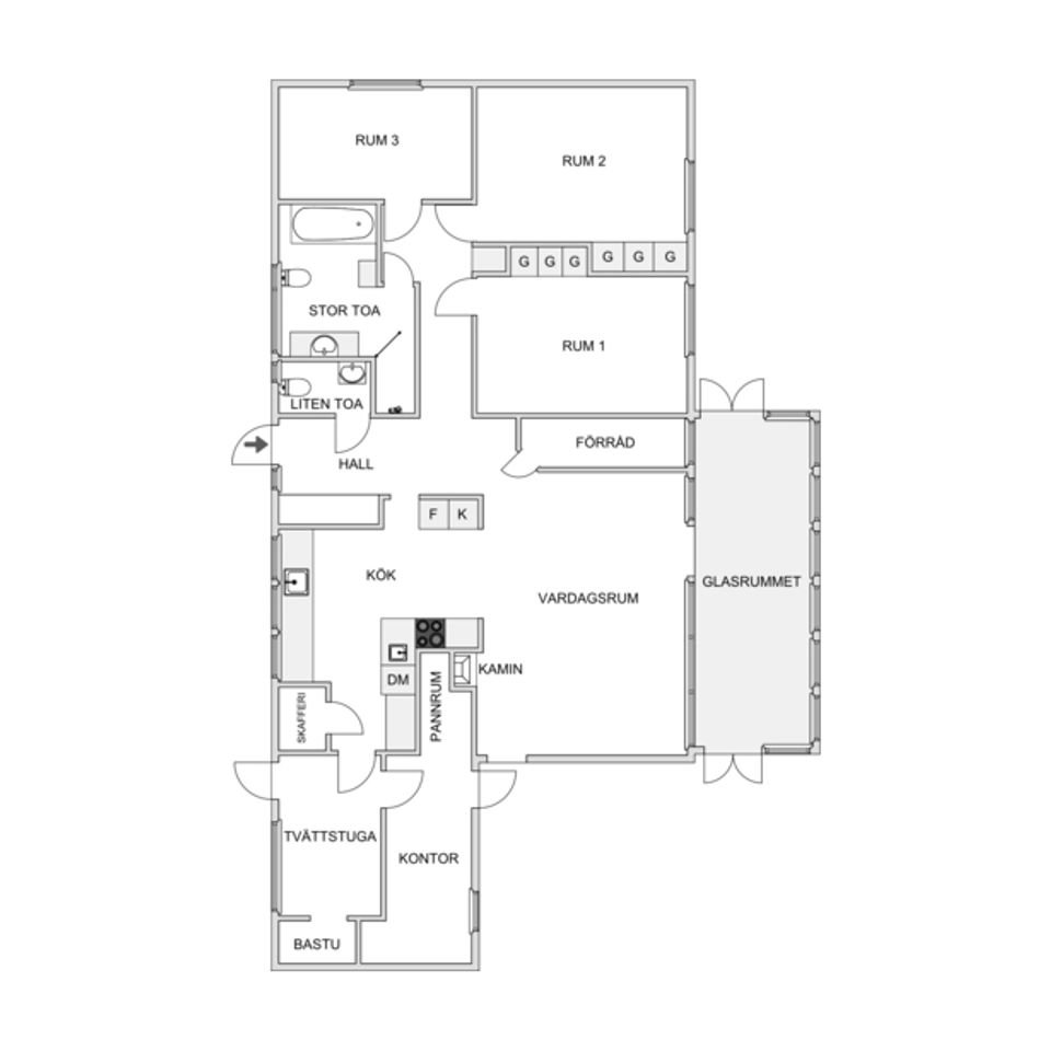 Villa, Thun-Ollevägen 63, Gustavsberg Lugnet, Värmdö