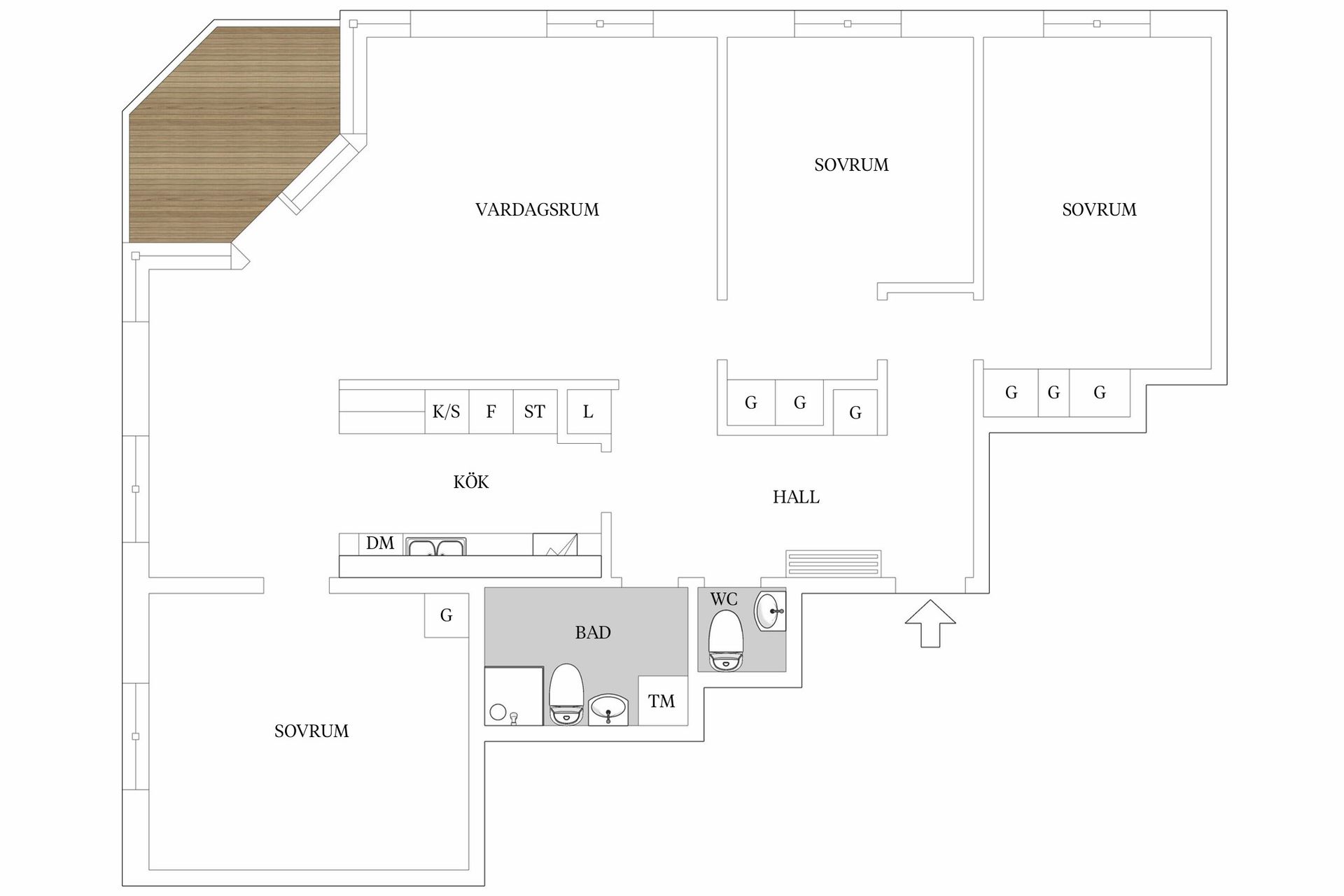 Bostadsrätt, Jakobsdalsvägen 25, Nacka Strand, Nacka