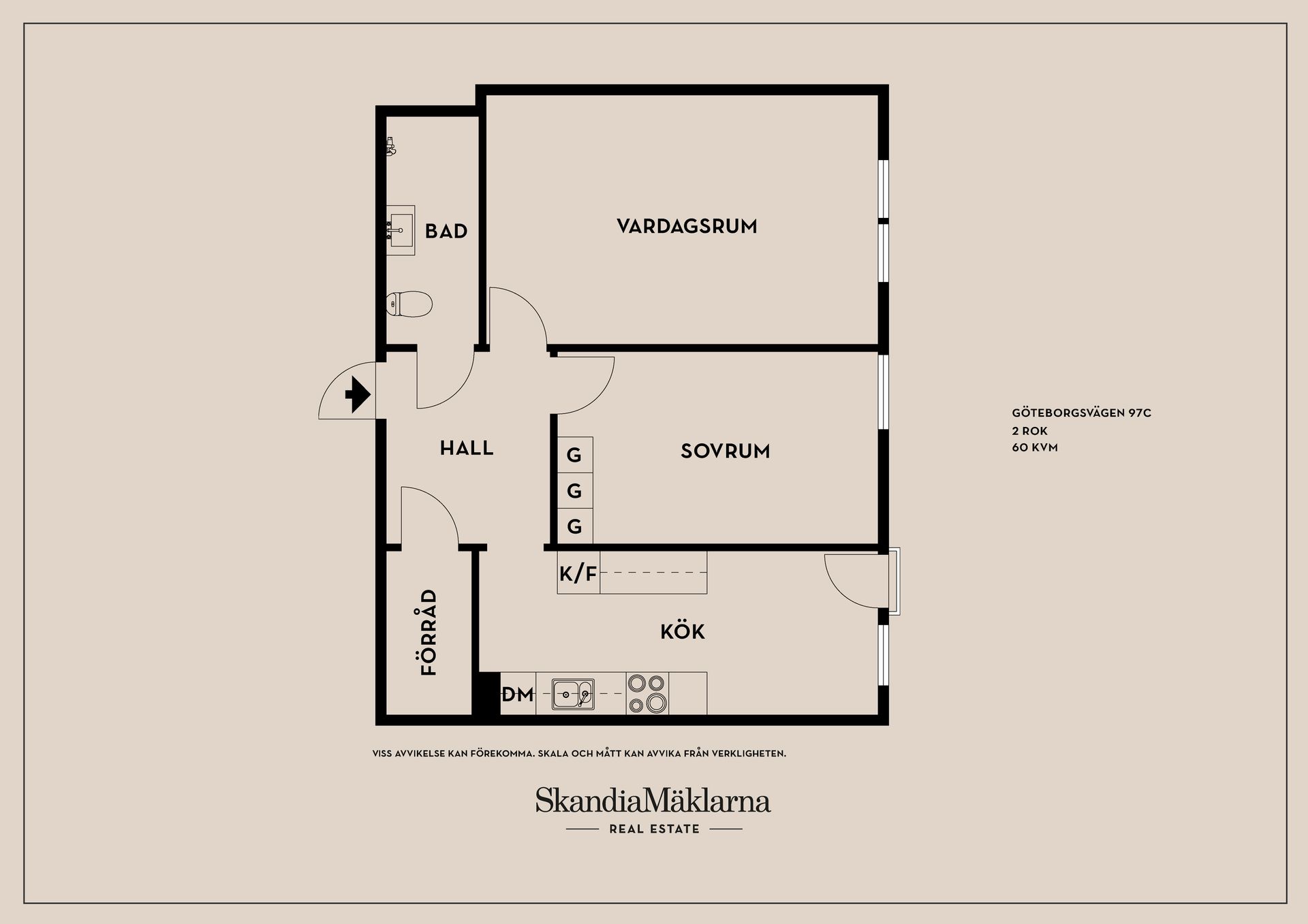 Bostadsrätt, Göteborgsvägen 97C, Surte, Ale
