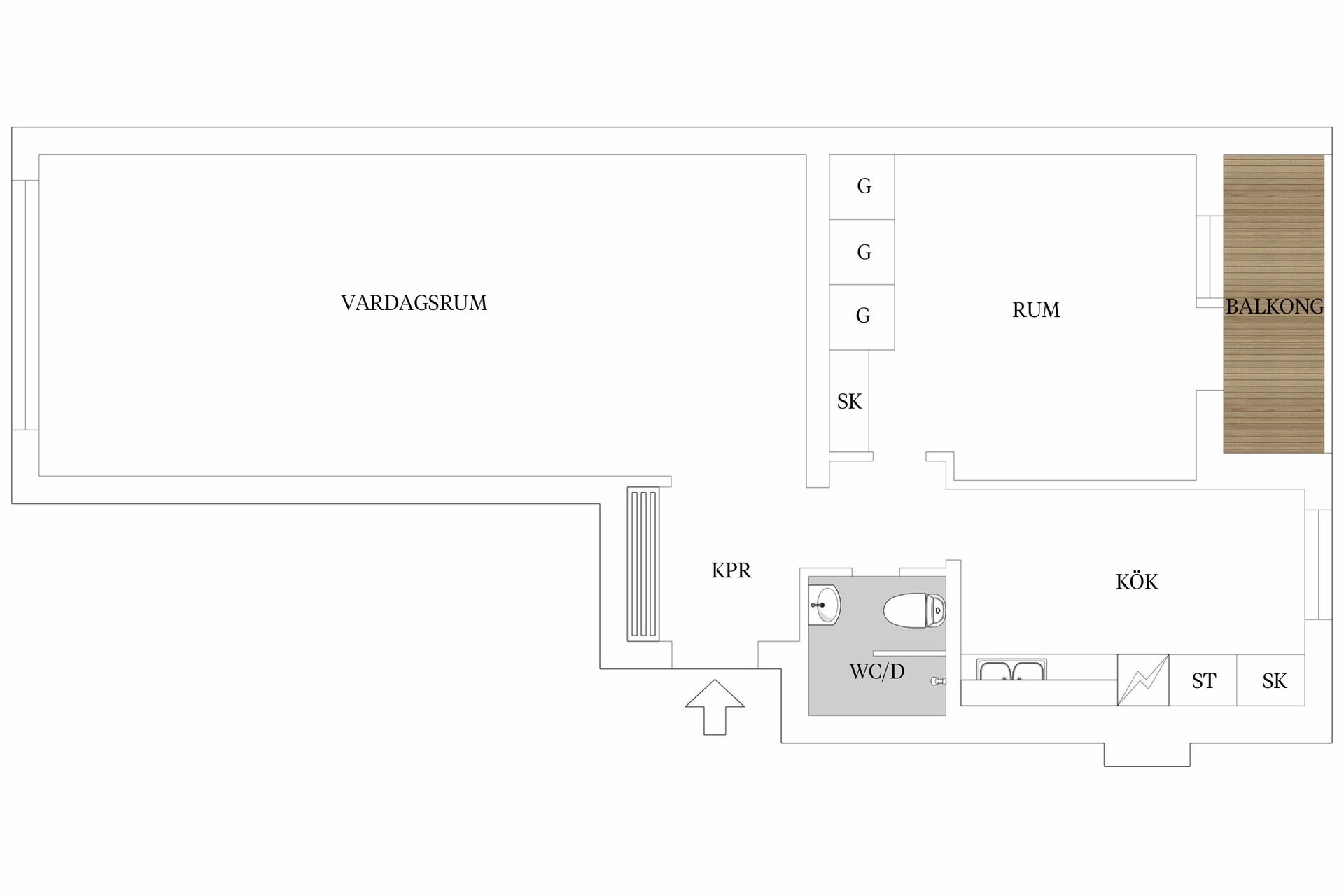 Bostadsrätt, Köpenhamnsvägen 20B, Slottsstaden, Malmö