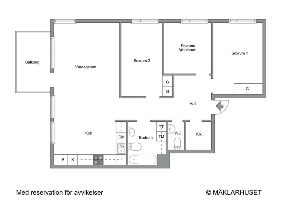 Bostadsrätt, Fredsgränd 15, 3 tr, Sundbyberg