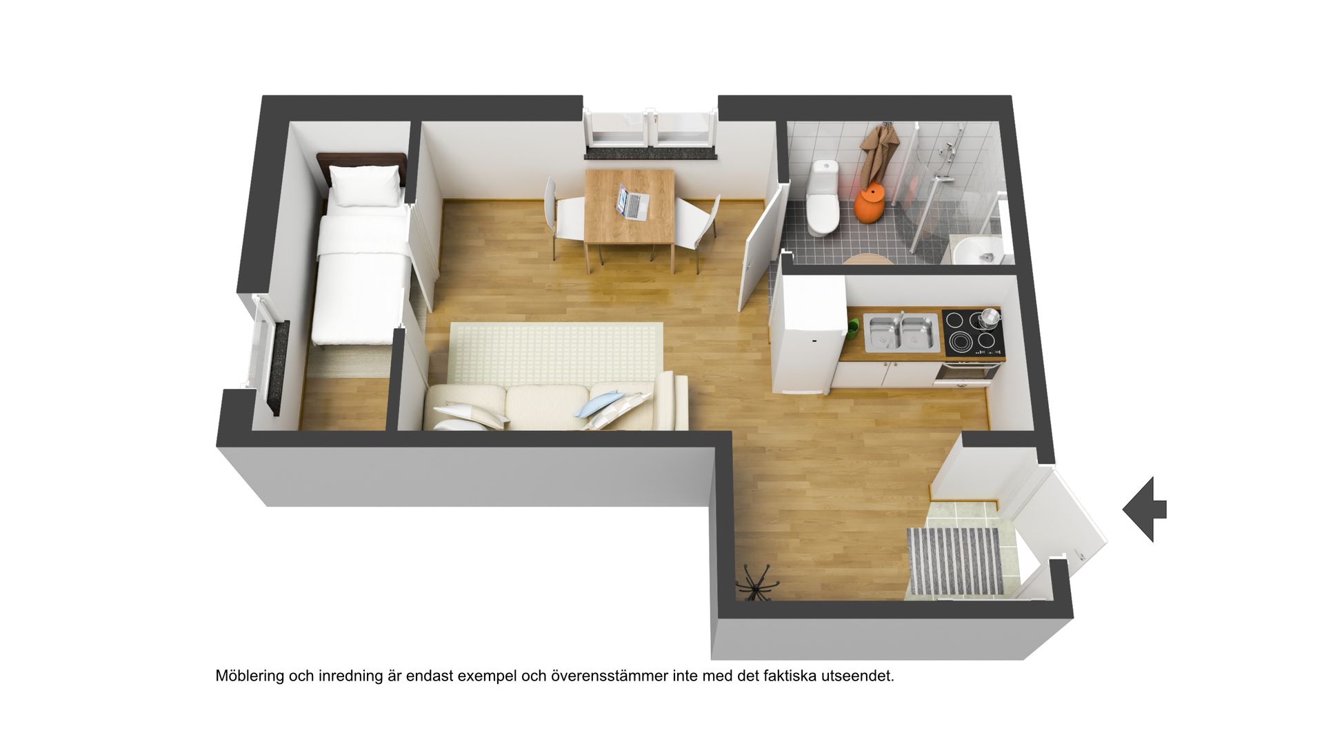 Bostadsrätt, Scharinsvägen 17A, Öbacka / Öst på stan, Umeå