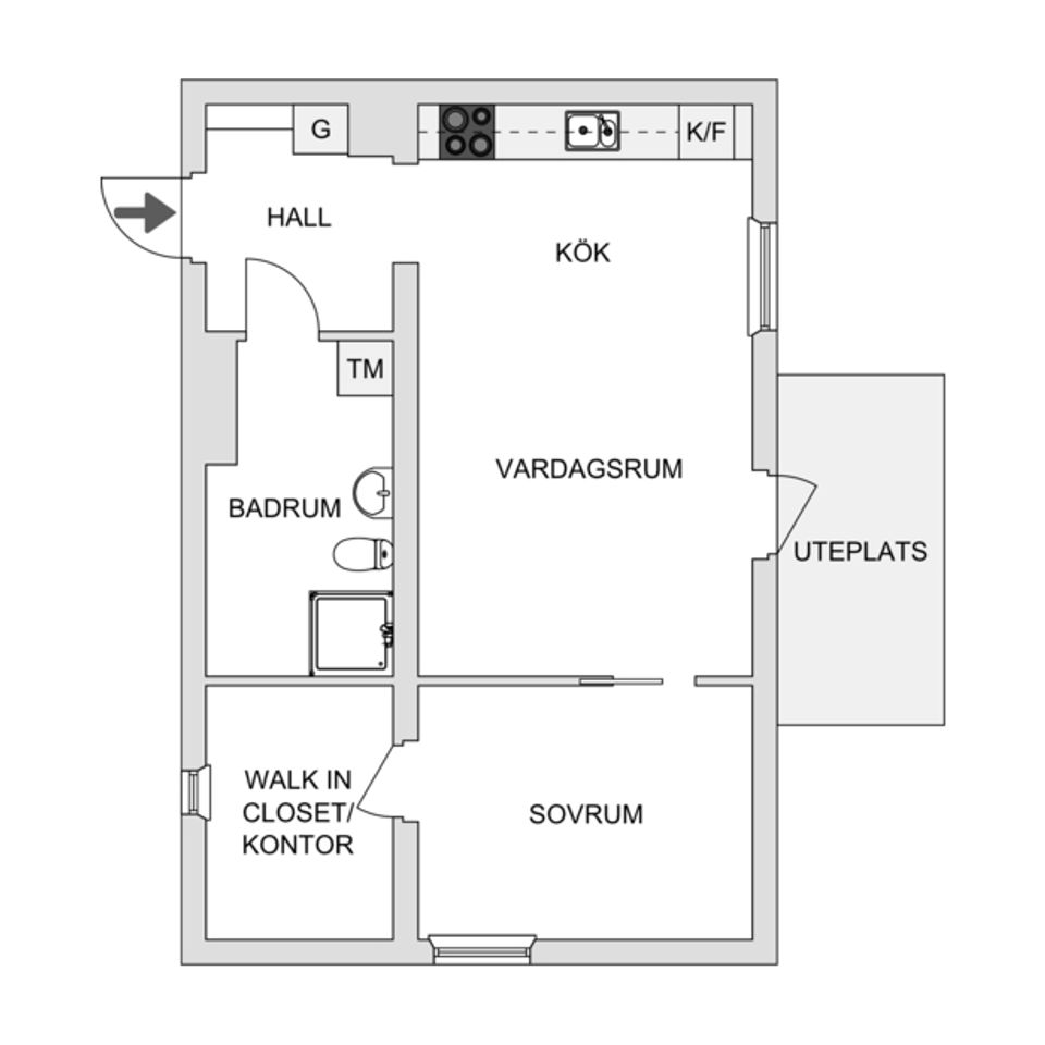 Bostadsrätt, Lertagsvägen 26C, Uppsala