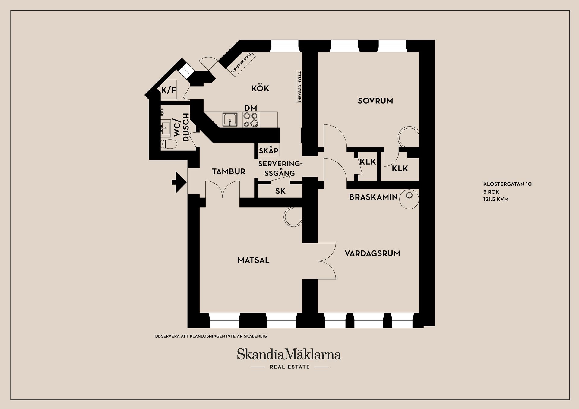 Bostadsrätt, Klostergatan 10, Vasastaden/centralt, Linköping