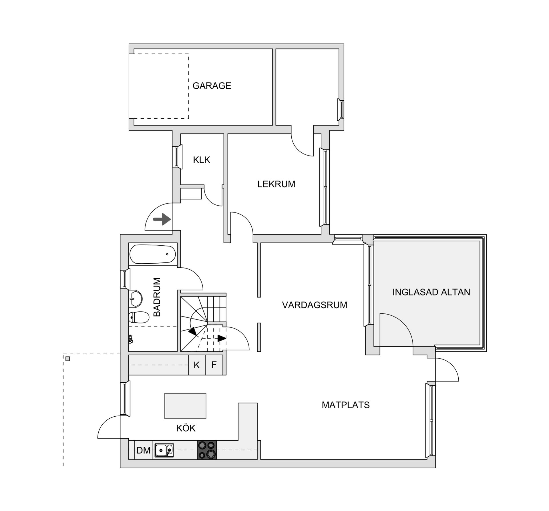 Villa, Radhus, Forslundagatan 17, Sunnanå, Skellefteå