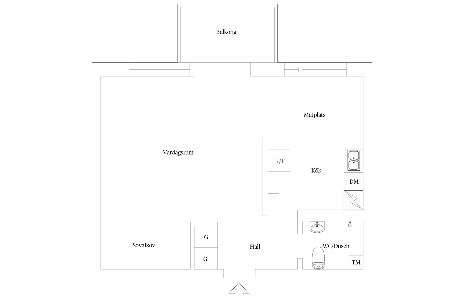 Bostadsrätt, Polhemsgatan 36, Kungsholmen, Stockholm