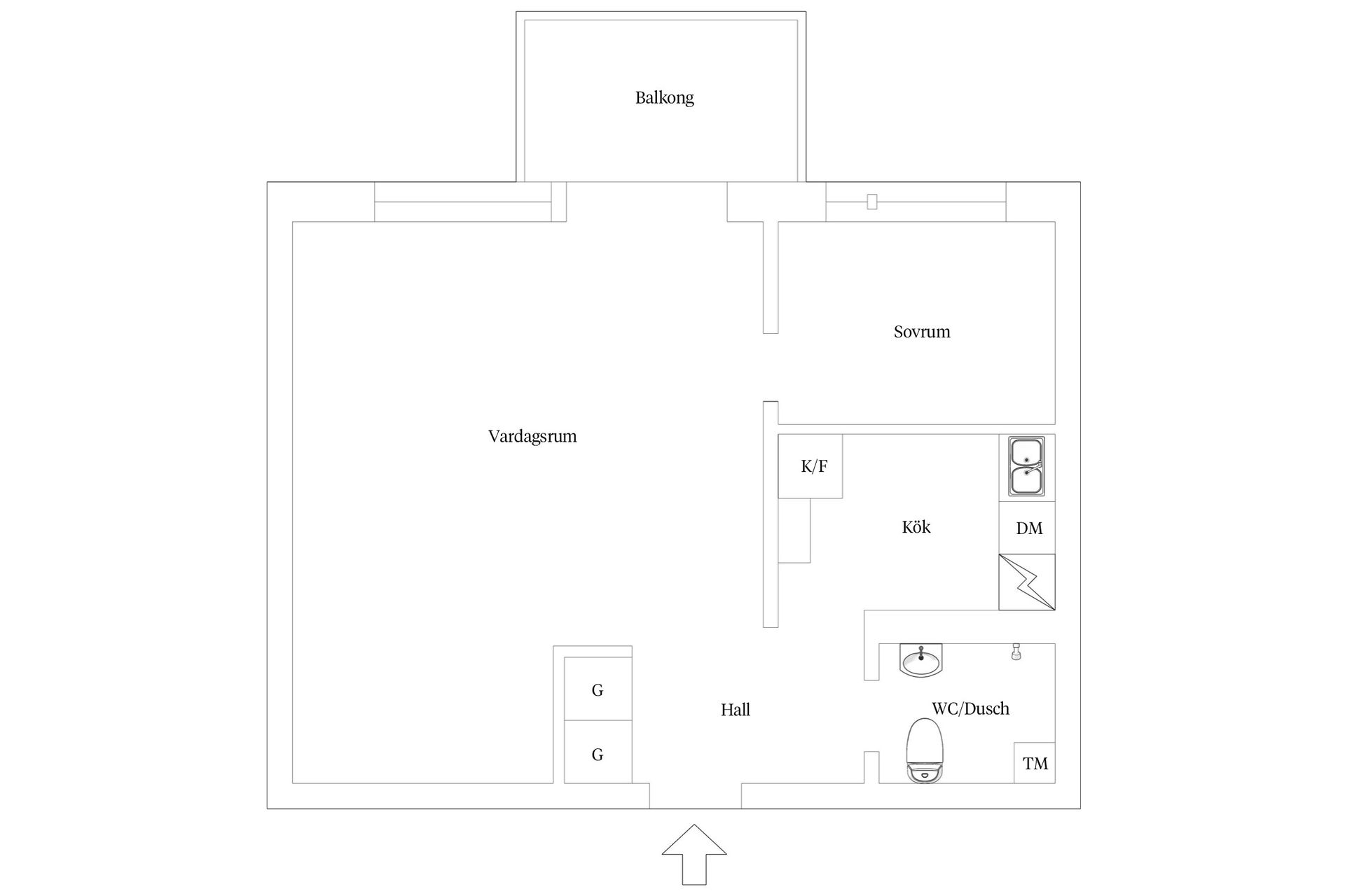 Bostadsrätt, Polhemsgatan 36, Kungsholmen, Stockholm