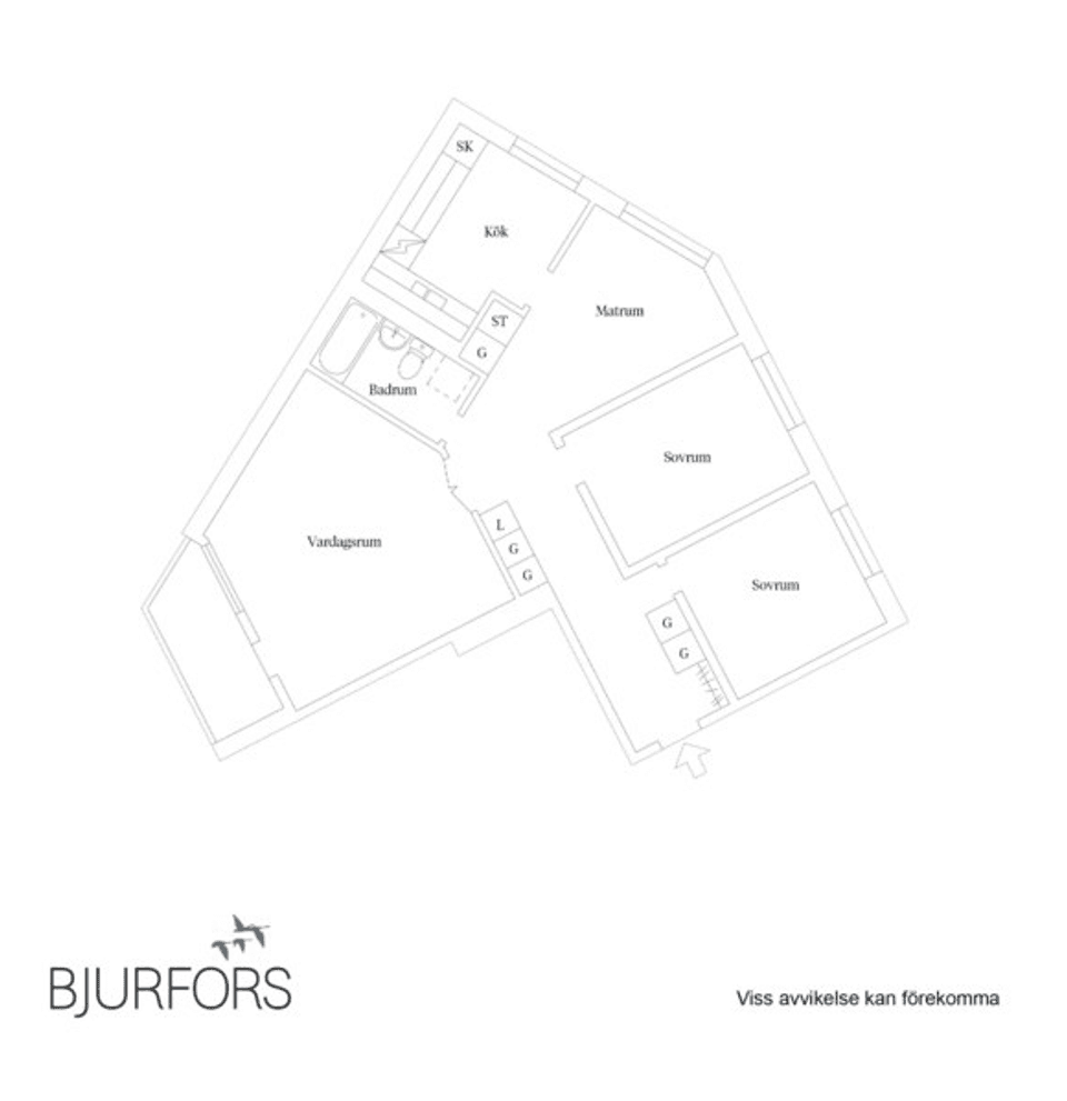 Bostadsrätt, Bogatan 27, Skelleftehamn, Skellefteå