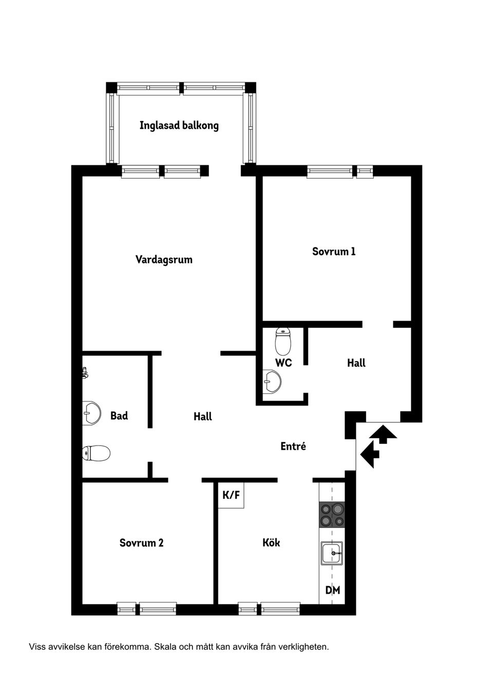 Bostadsrätt, Hamngatan 43B, Norra Nynäshamn , Nynäshamn