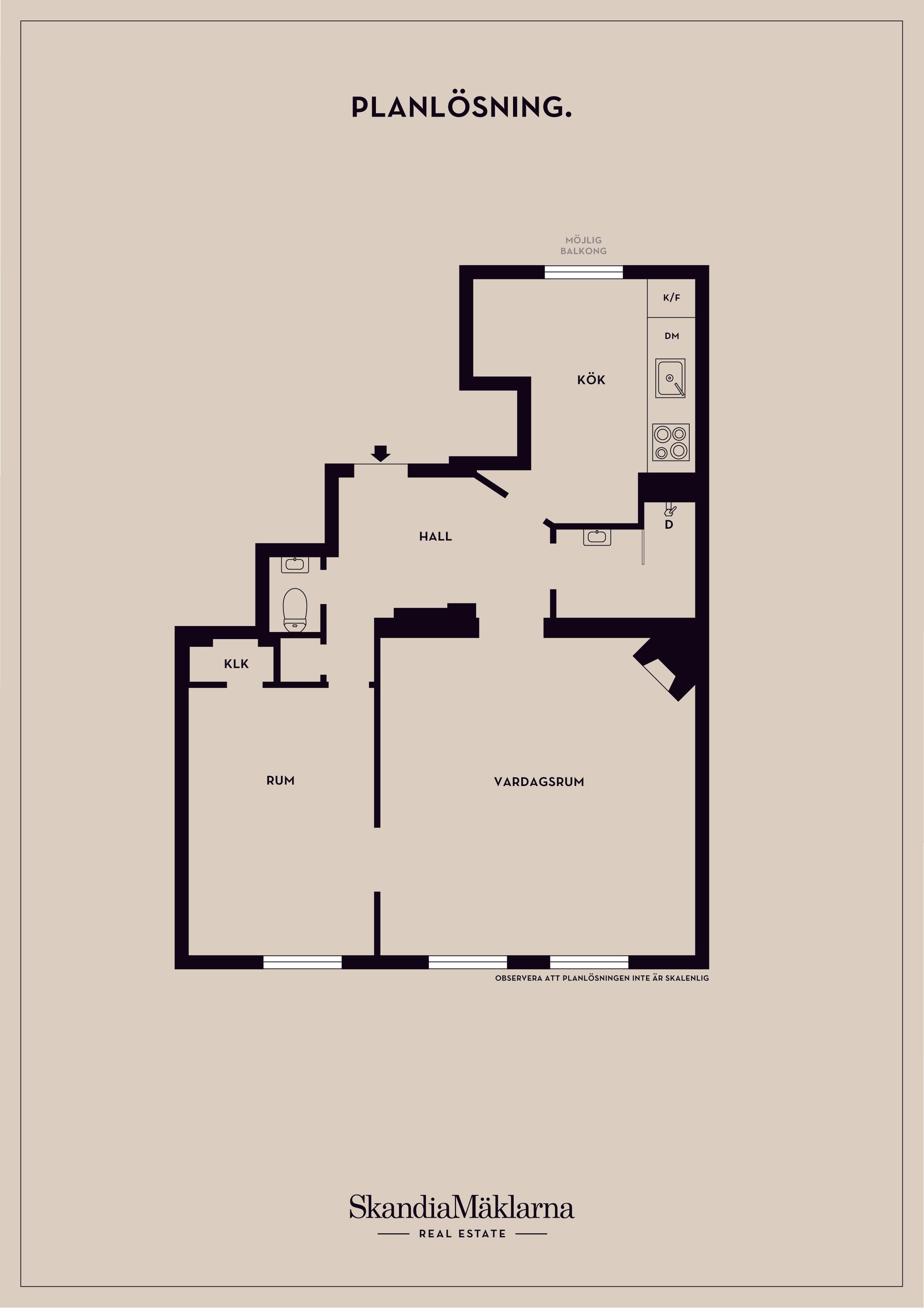Bostadsrätt, Karlbergsvägen 70B, 4tr, Vasastan, Stockholm