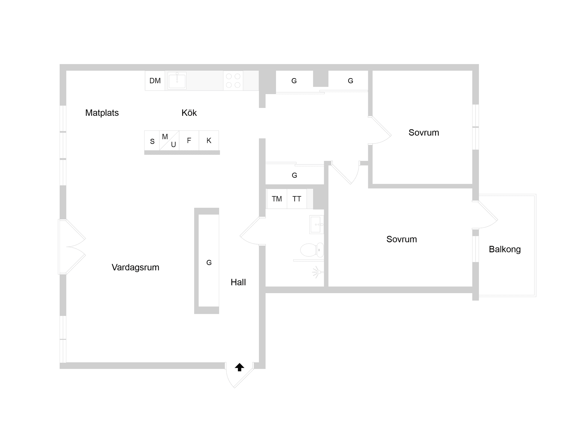 Bostadsrätt, Sveagatan 7, Centralt - Strömmen, Norrköping