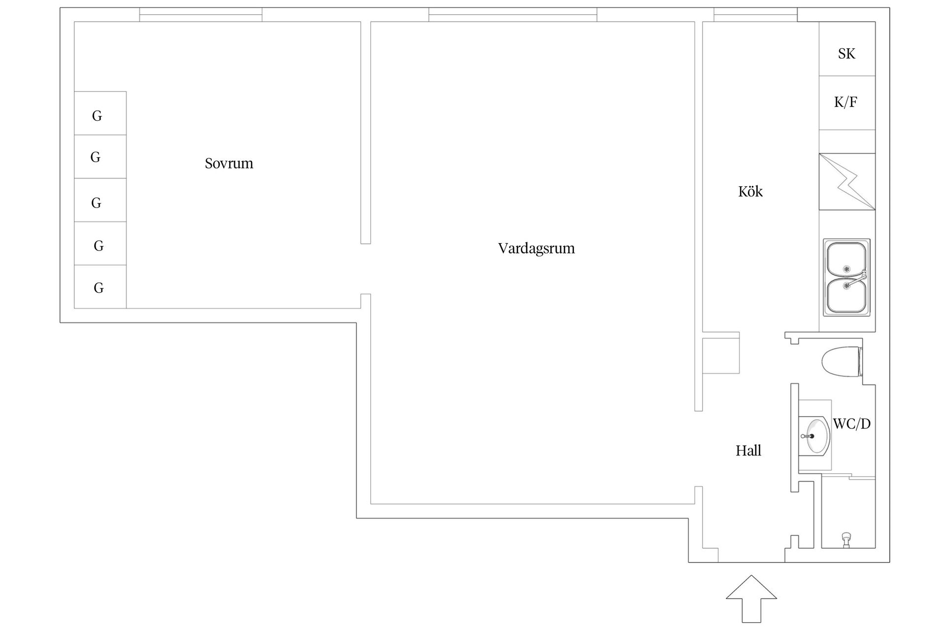 Bostadsrätt, Uppsalagatan 9A, Södervärn, Malmö