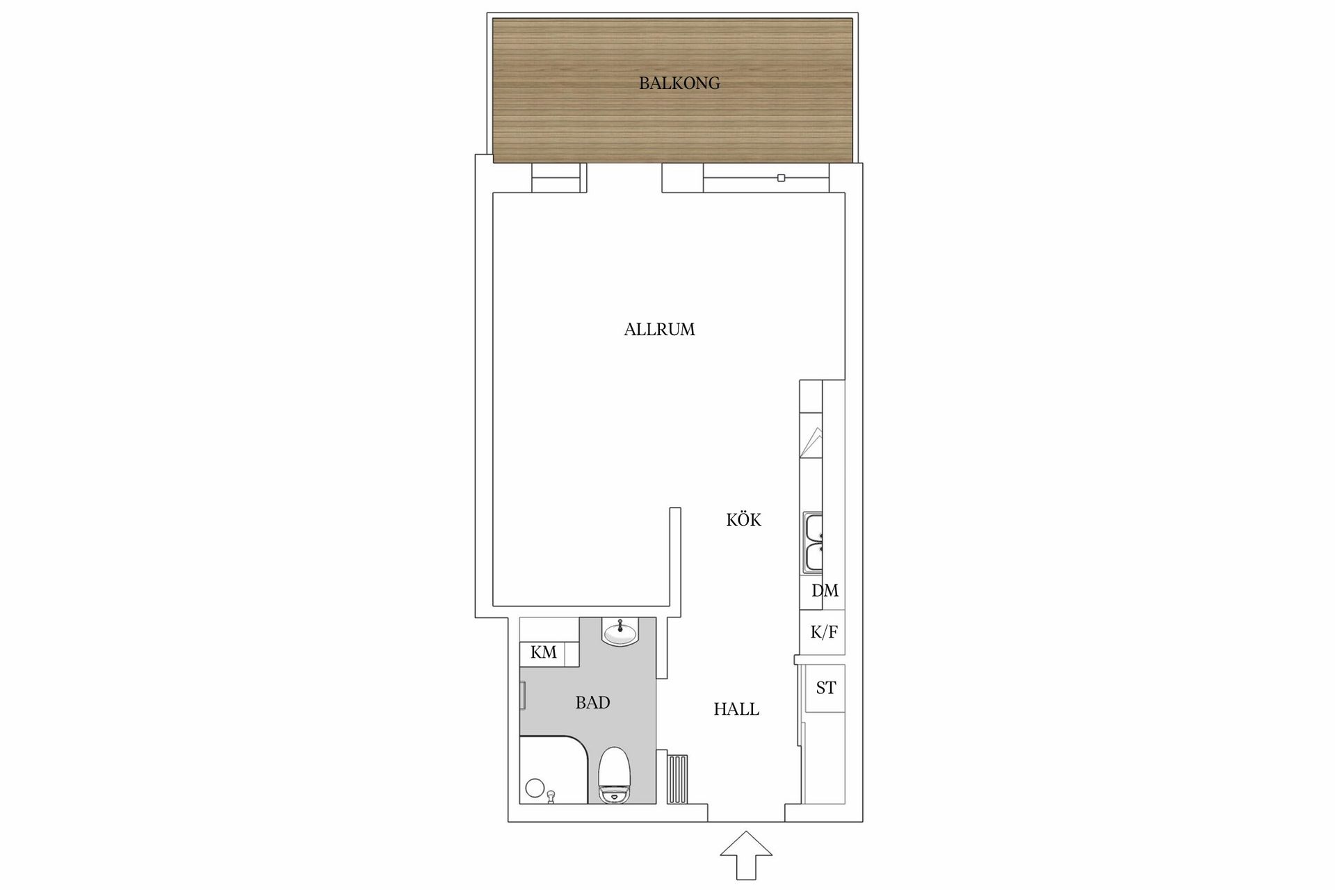 Bostadsrätt, Östra Ågatan 113, Kungsängen, Uppsala