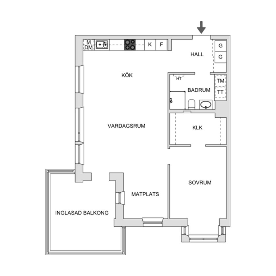 Bostadsrätt, Mannerfelts väg 7, Regementsstaden, Borås