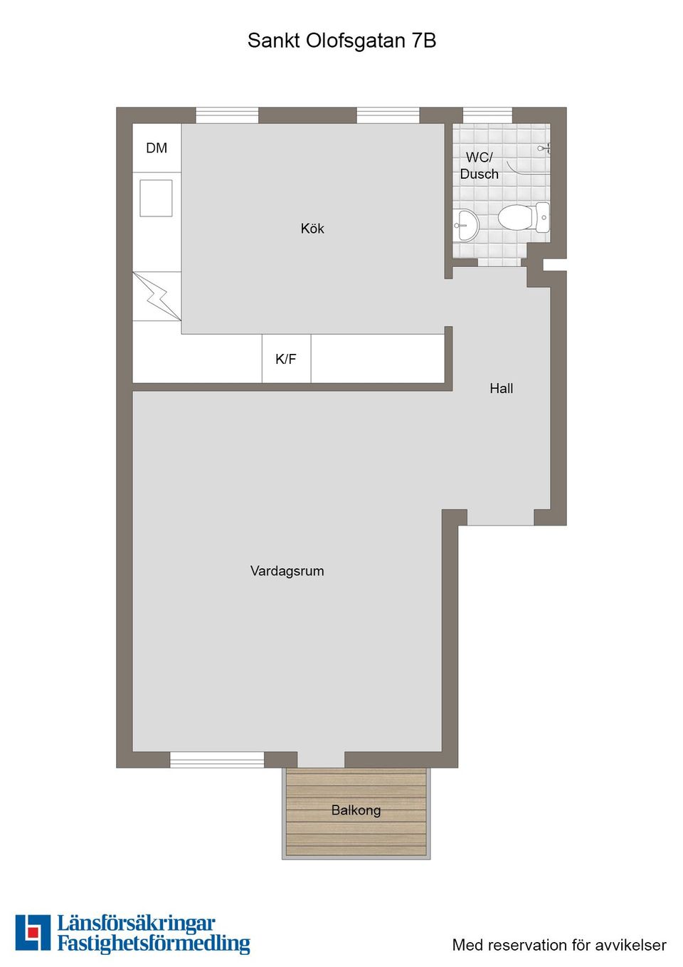 Bostadsrätt, Sankt Olofsgatan 7B, S:t Ilian, Enköping