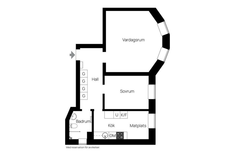 Bostadsrätt, Katarina Bangata 56, 2 tr, Södermalm / SoFo / Nytorget, Stockholm