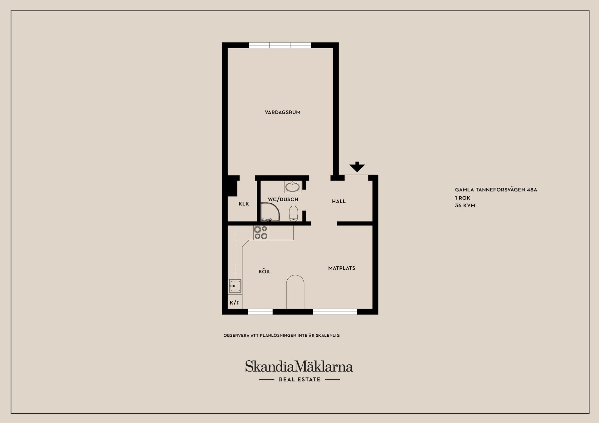 Bostadsrätt, Gamla Tanneforsvägen 48A, Tannefors, Linköping