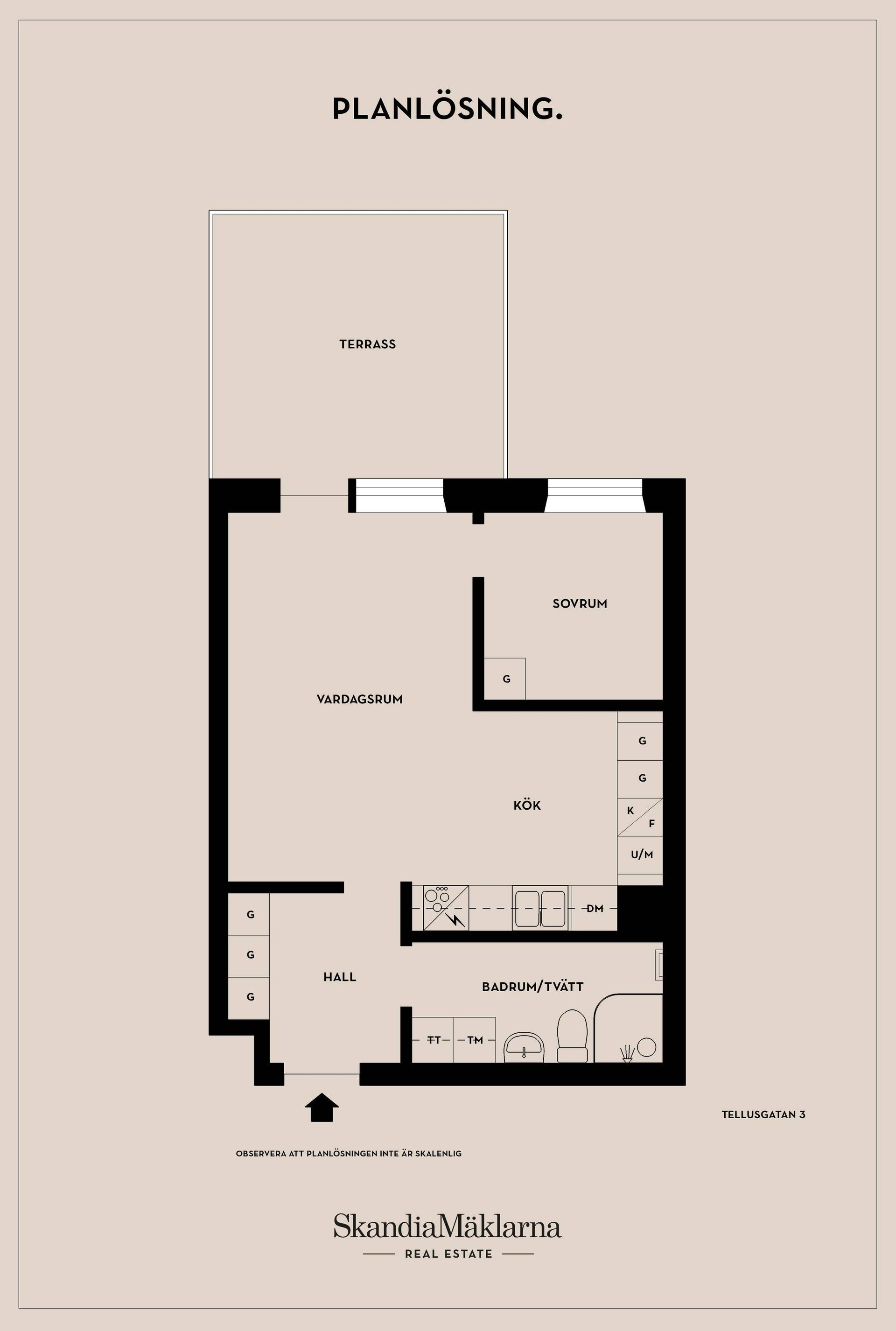 Bostadsrätt, Tellusgatan 3, Kungsängen, Jönköping