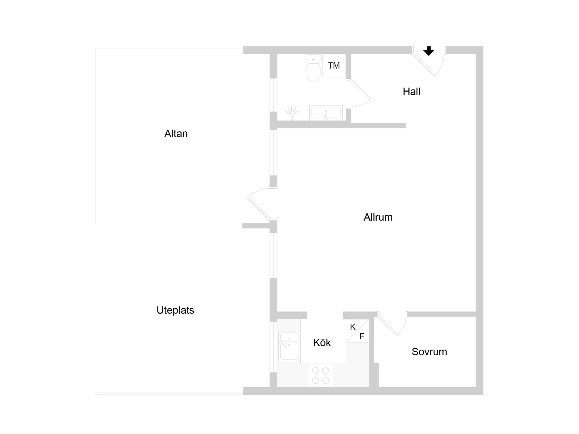 Bostadsrätt, Trestegsgatan 95, Ektorp, Norrköping