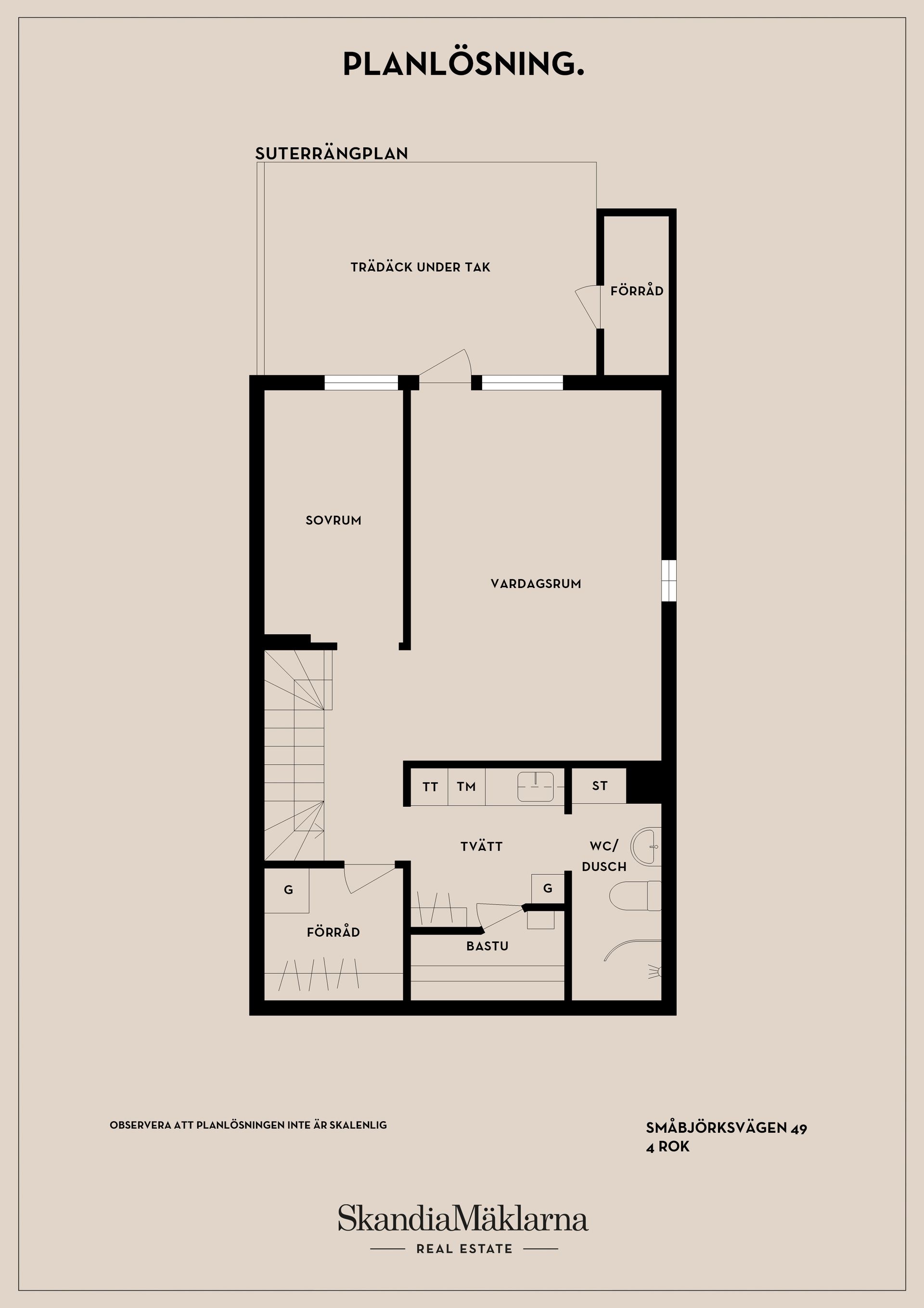 Radhus, Småbjörksvägen 49, Spånga Bromsten, Stockholm