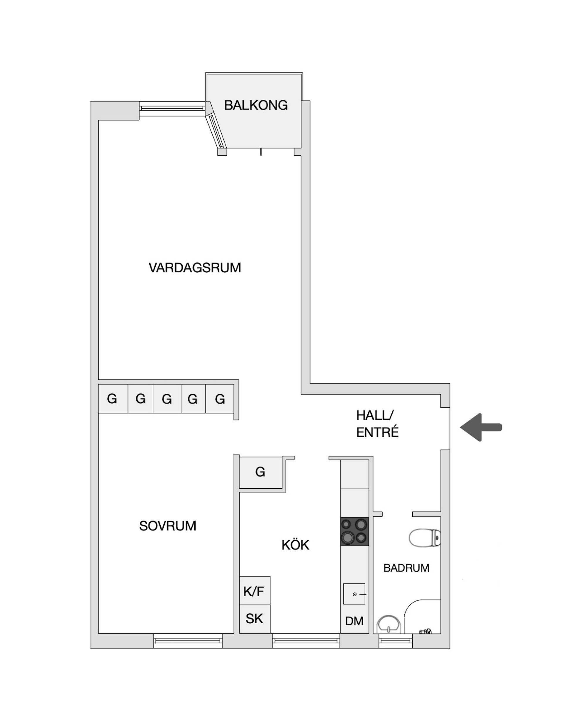 Bostadsrätt, Norra Sjöbogatan 35, Sjöbo, Borås