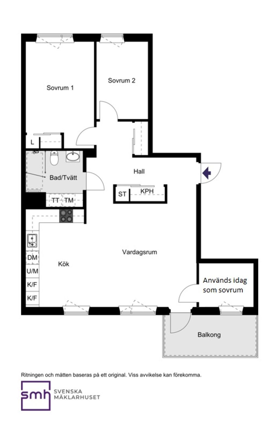 Bostadsrätt, Sandalettgatan 24, 2tr, Älvsjö, Stockholm