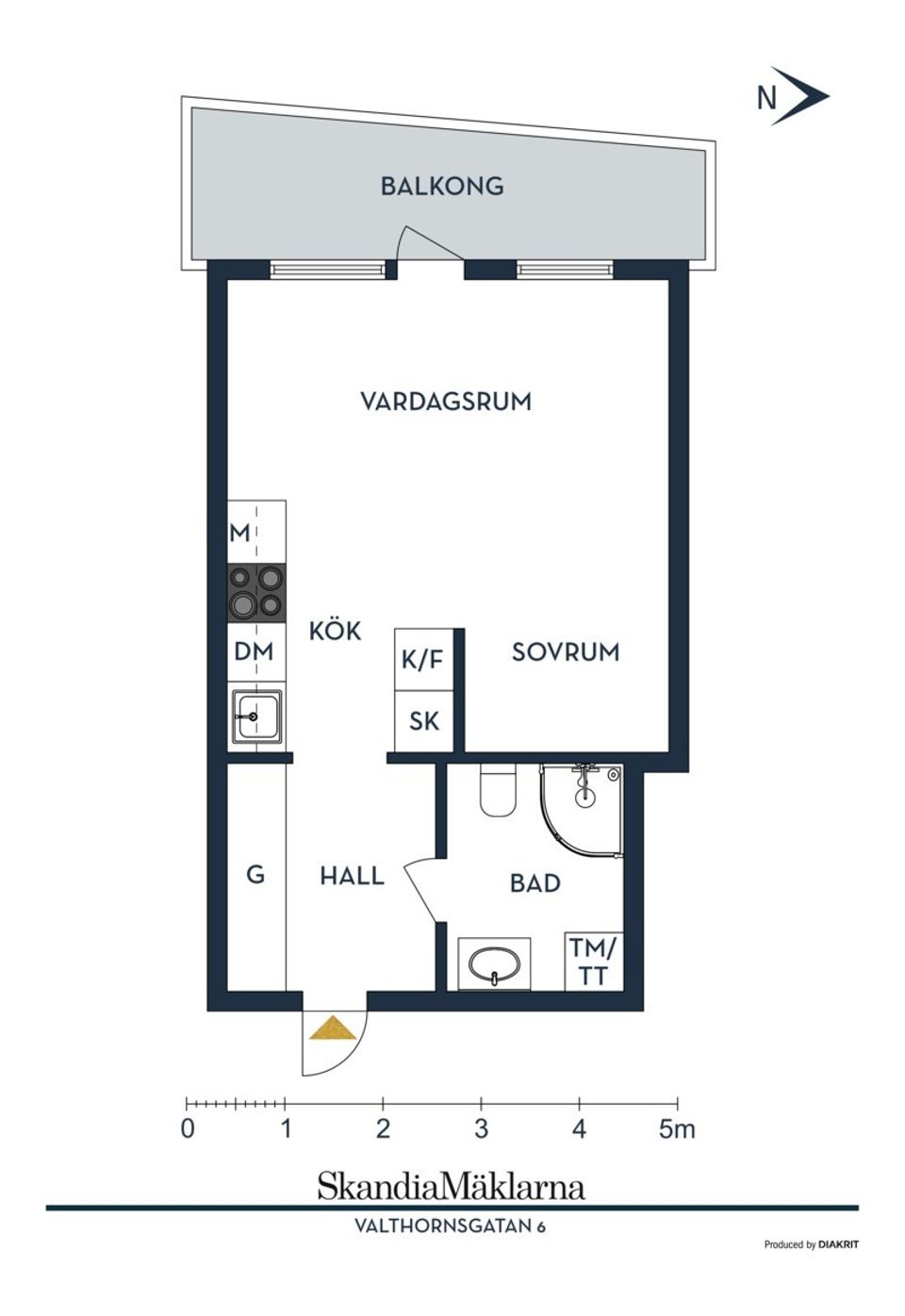 Bostadsrätt, Valthornsgatan 6, Västra Frölunda, Göteborg