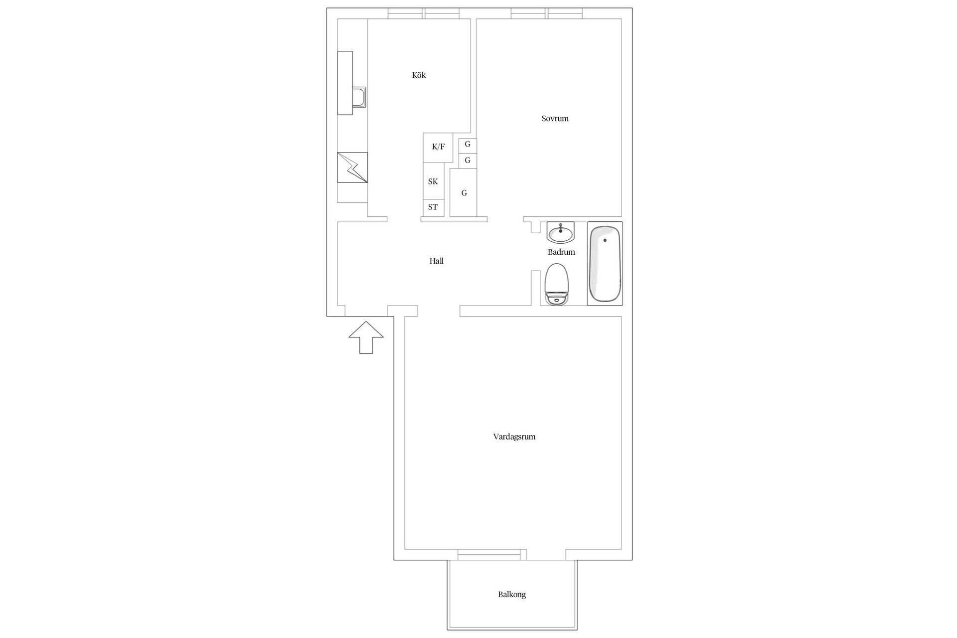 Bostadsrätt, Kabbeleksgatan 5A, Centrala Hisingen, Göteborg