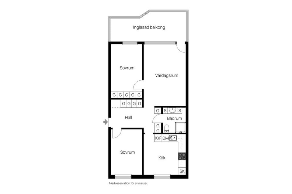Bostadsrätt, Trädlyckevägen 74, Trädlyckan, Varberg
