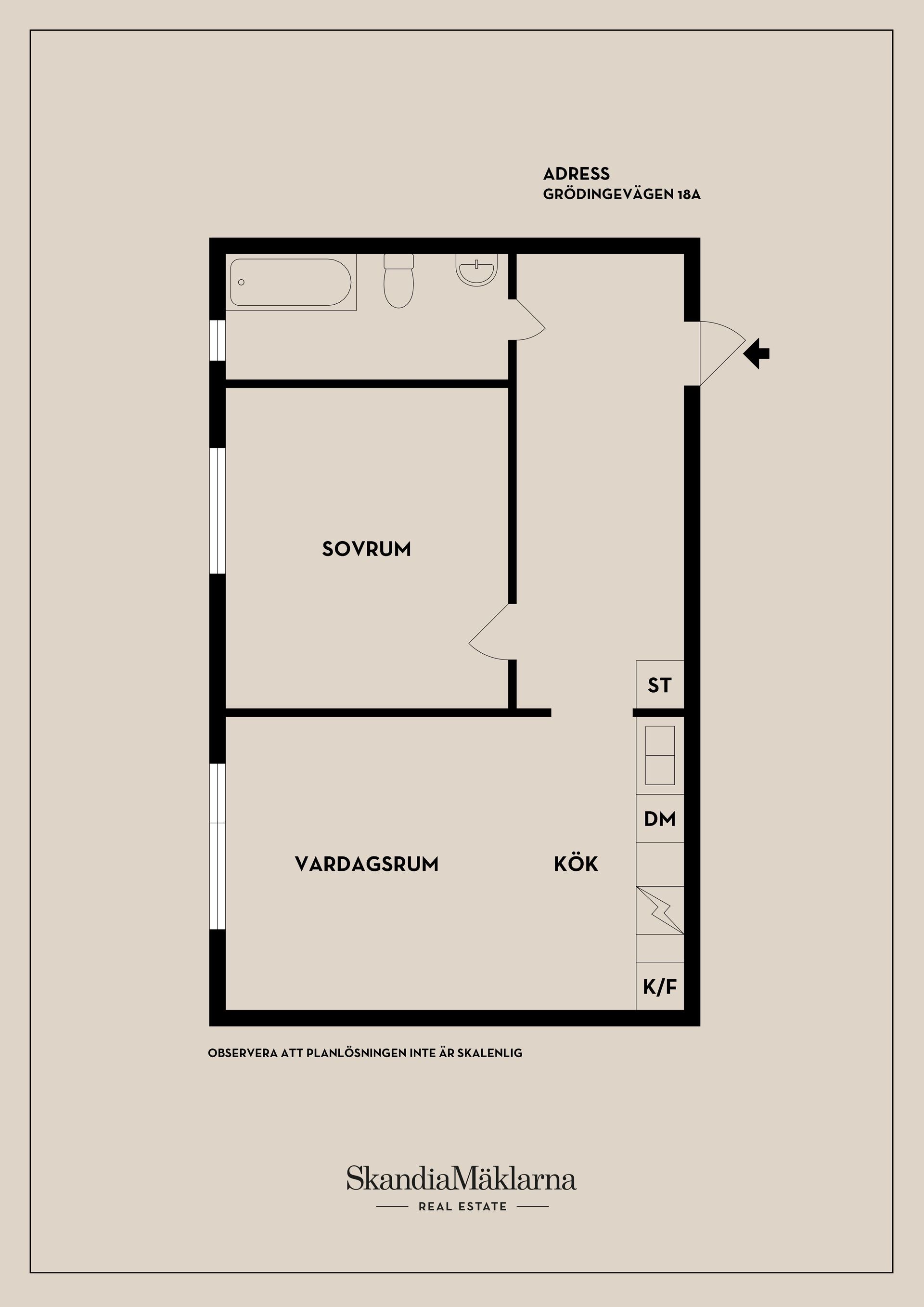 Bostadsrätt, Grödingevägen 18A, Tumba - Centralt, Botkyrka