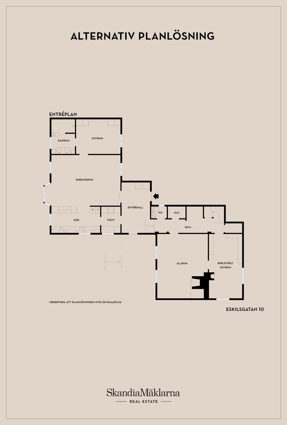 Villa, Eskilsgatan 10, Centralt/Domkyrkan, Strängnäs