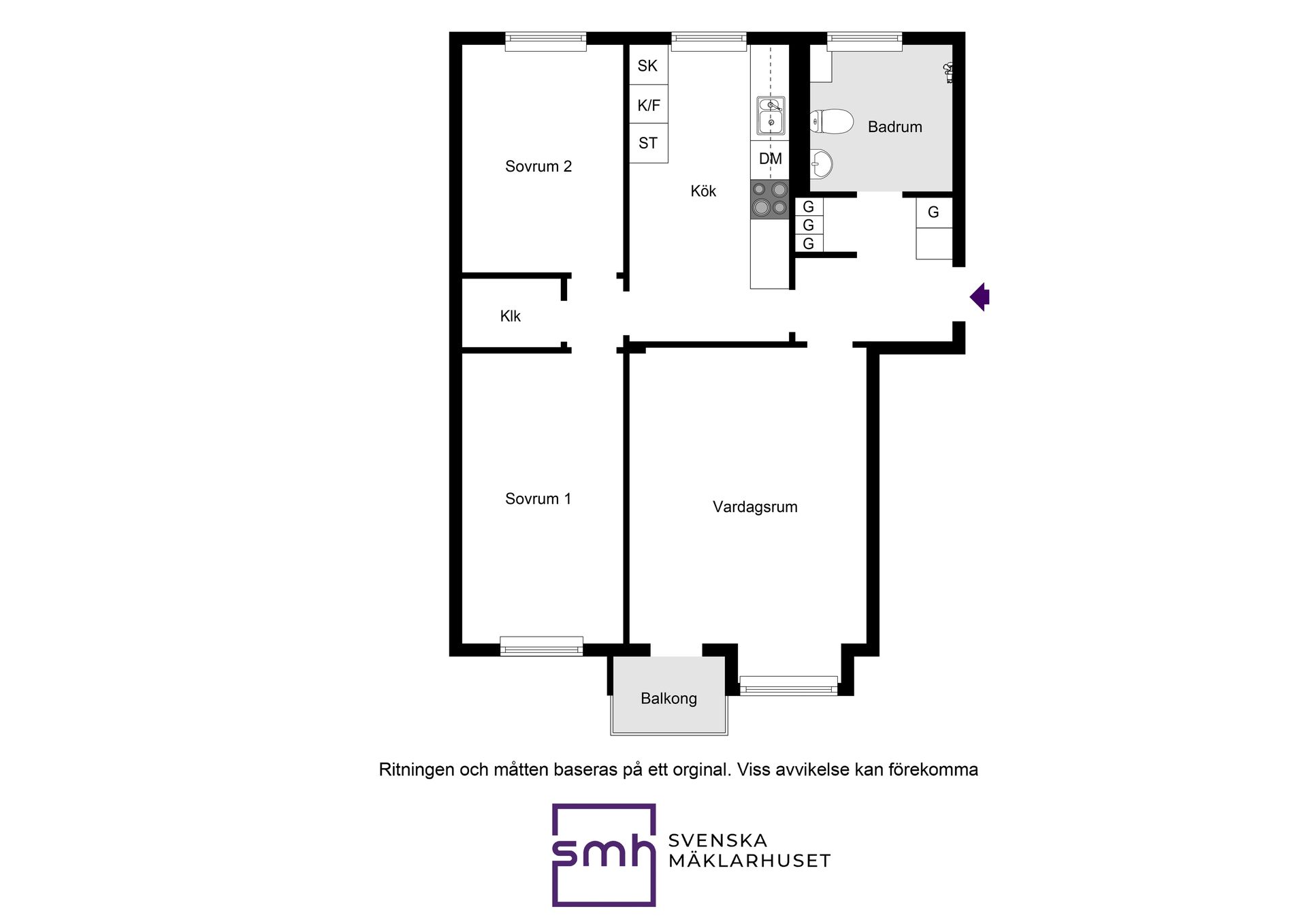 Bostadsrätt, Arvid mörnes väg 56, 3/3tr, Bromma / Blackeberg, Stockholm