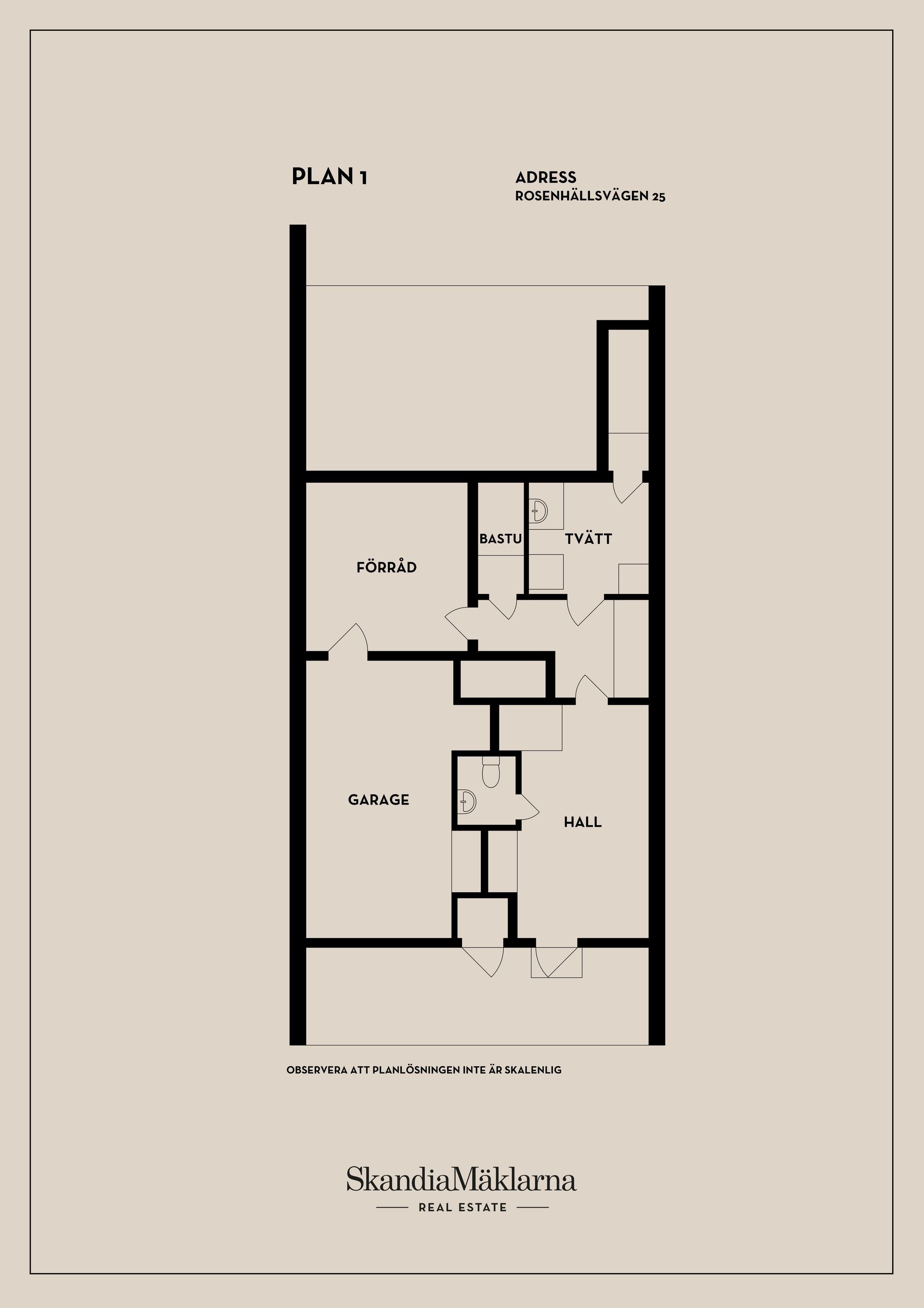 Radhus, Rosenhällsvägen 25, Öster, Nyköping