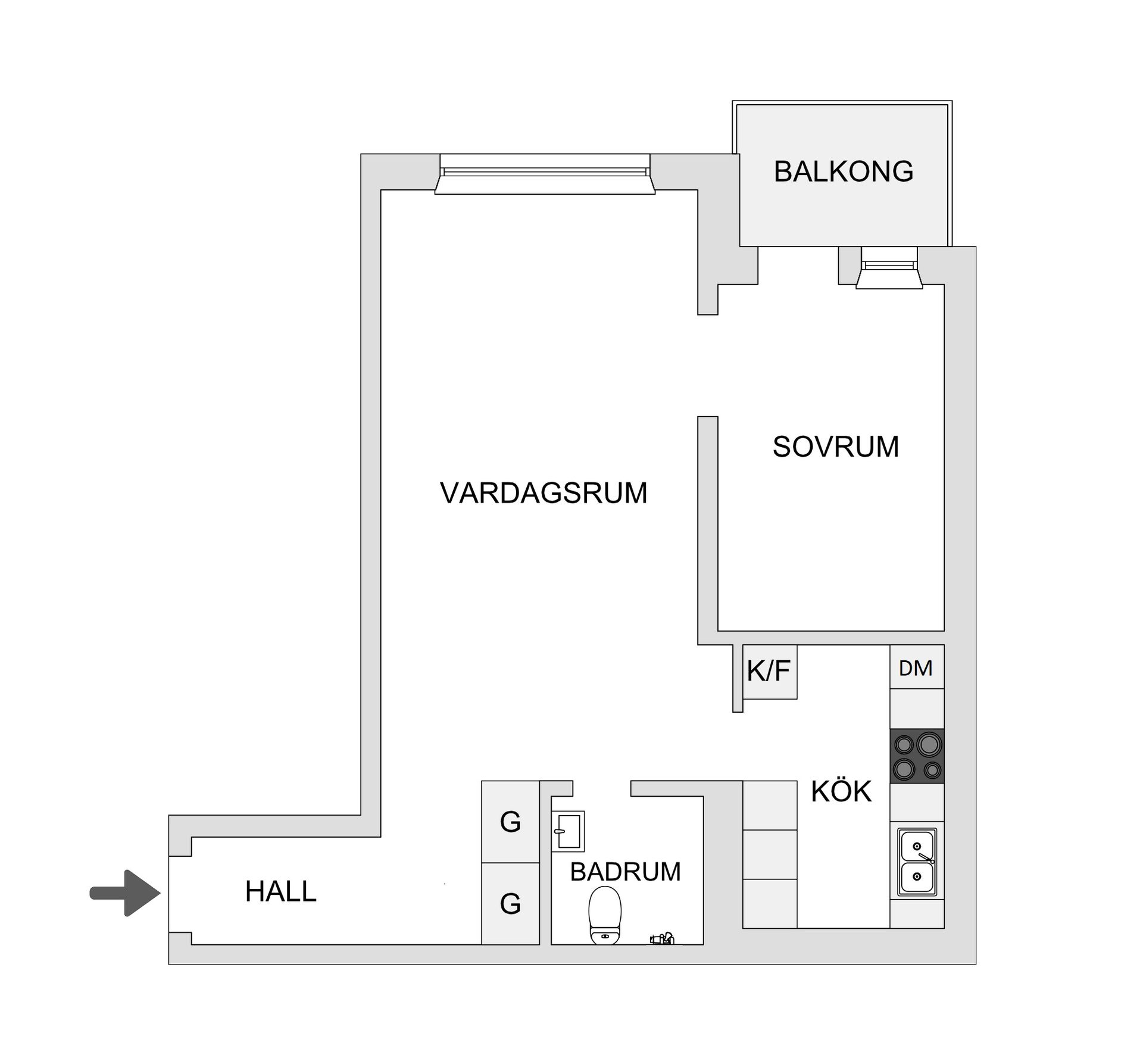 Bostadsrätt, Skeppargatan 81, 2,5 tr, Nedre Gärdet Östermalm, Stockholm