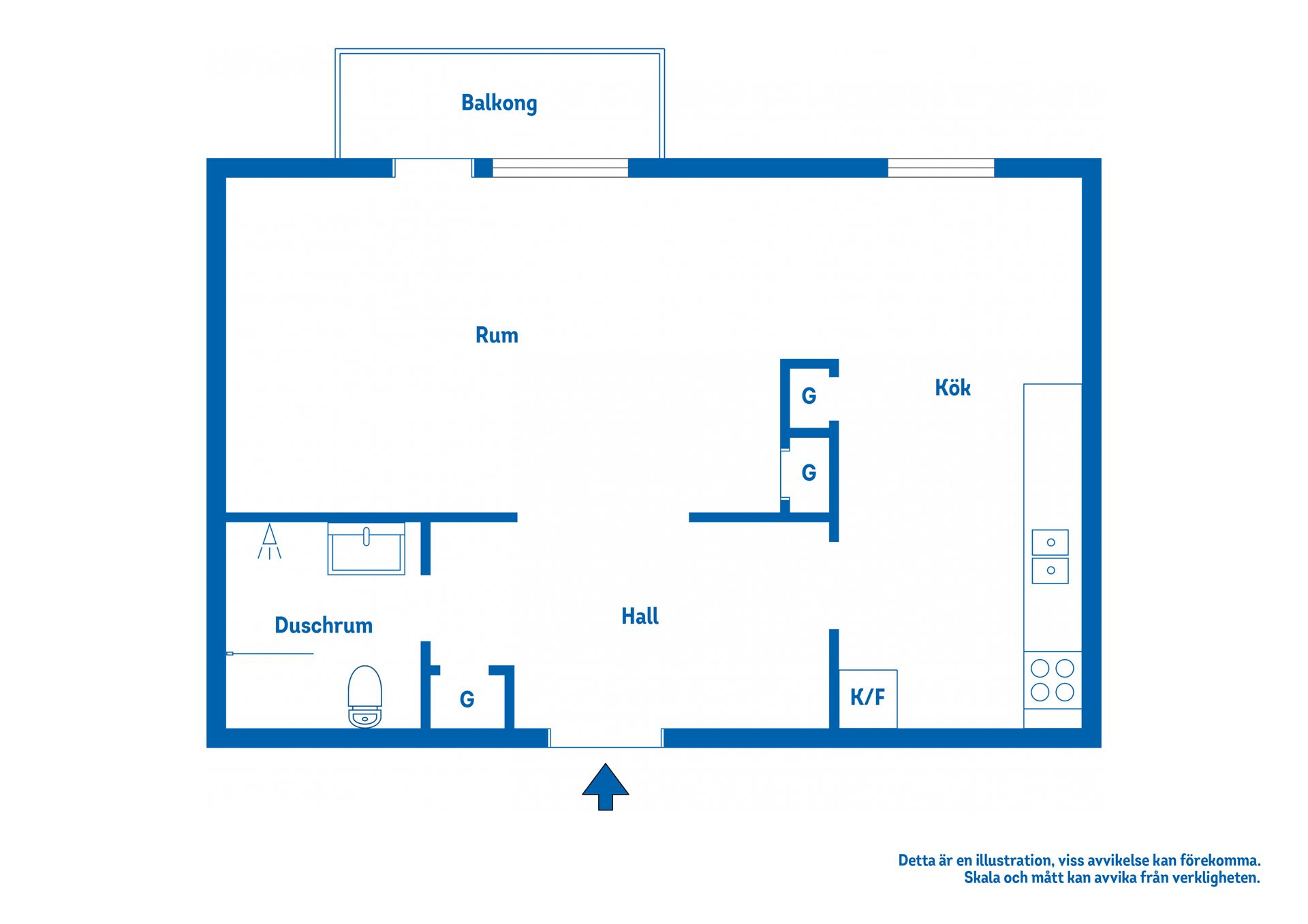 Bostadsrätt, Fredsgatan 39AA, Katrineholm Öster, Katrineholm