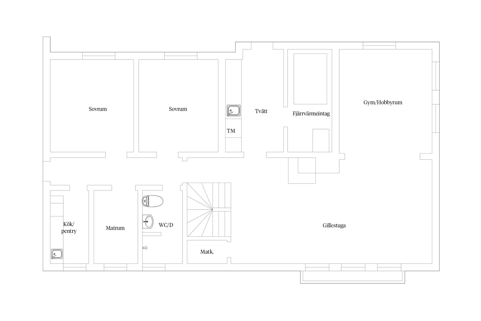 Villa, Harsövägen 22, Hov, Växjö