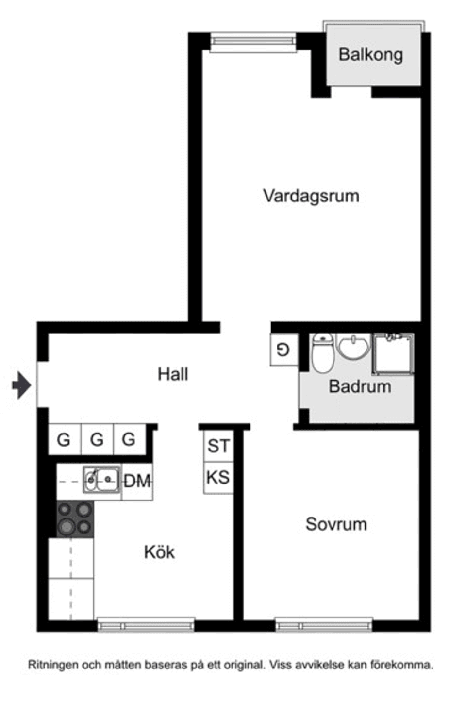 Bostadsrätt, Byggmästargatan 1D, Salabacke, Uppsala